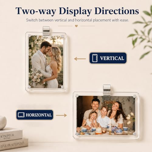 Gift for Boyfriend Husband Girlfriend Dad Car Decorations Interior Picture Holder (1PC)