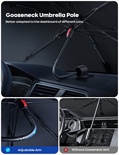 Car Windshield Sunshade Umbrella (Universal (52"x31"))