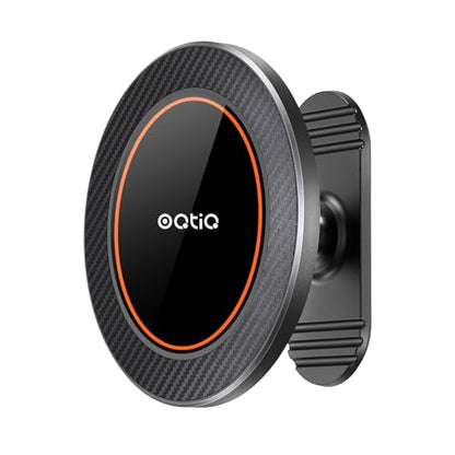for MagSafe Car Mount with 17 N54 Magnets (Orange-MagSafe)