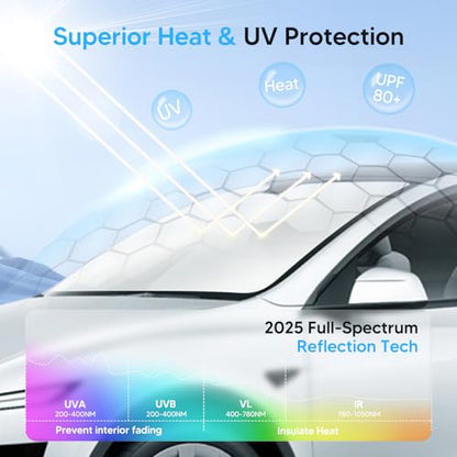Windshield Sun Shade for 2017 (FOR | Land Rover Range Rover Velar 2017-present)
