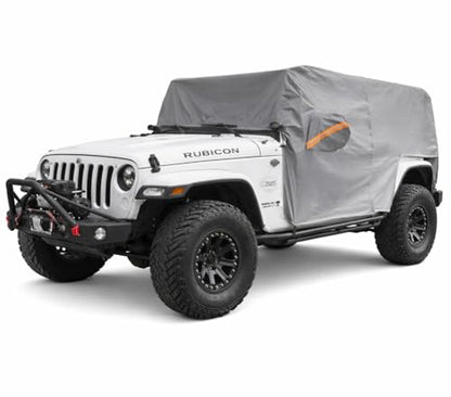 Waterproof Cab Cover for Jeep Wrangler JK JL 4 Door (Grey / Fit for Jeep Wrangler 4 Door)
