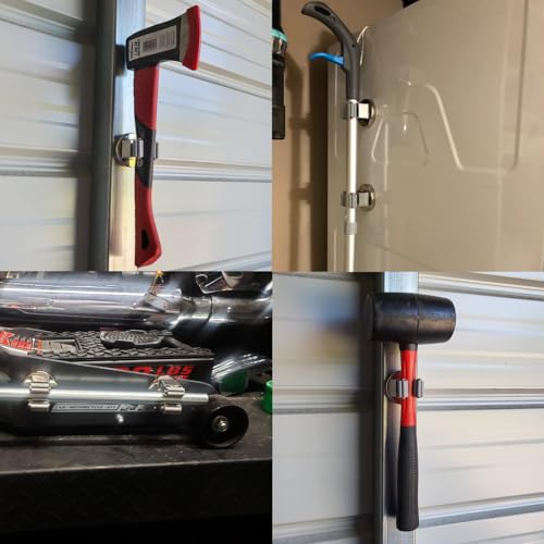 Magnetic Broom Holders (Anti-broken,Silver,2PCS)