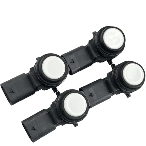 4PCS 66209261587 White Bumper PDC Parking Sensor Compatible with F20 F22 F30 F31 F84 F80