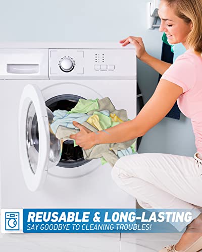 Microfiber Cleaning Cloth (24-Pack (13"x13"） / Black)