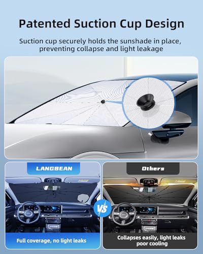 Windshield Sun Shade Umbrella for Hyundai Tucson 2026 2025 (for Hyundai Tucson 2022+)