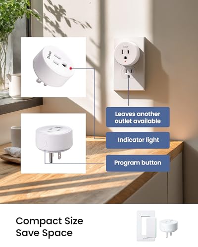Remote Control Outlet with 3 Plugs (1 Switch 3 Outlets)