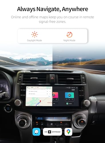 Android 13 Car Stereo for Toyota 4Runner 2010 (Black)