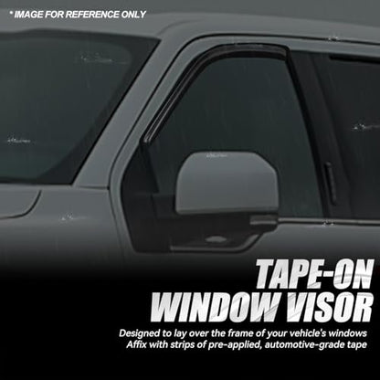 2PCS Tape On Window Visors for 1997 (97-04 Ford F-150/F-250 Heritage)
