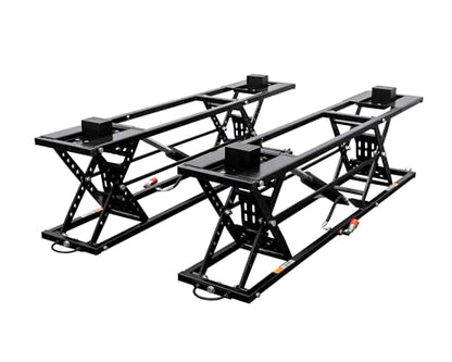 7000 LBS Portable Car Lift with Extension Plates for Garage Use (Black)