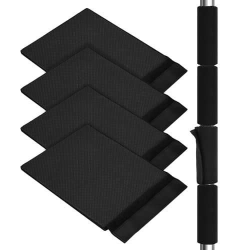 4pcs Basement Pole Wrap 12x14.5 Inch Black (Black / 15x12)