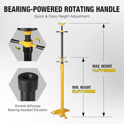 3 4 Ton Underhoist Support Stand with Two Wheels (3/4 ton with Two Wheels)