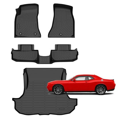 for Dodge Challenger RWD Floor Mats 2015 (41)For Challenger RWD 2015-2025 Set)