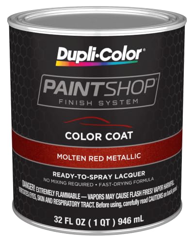 Paint Shop Finish System (Molten Red / 32 Fl Oz (Pack of 1) / Step 2)
