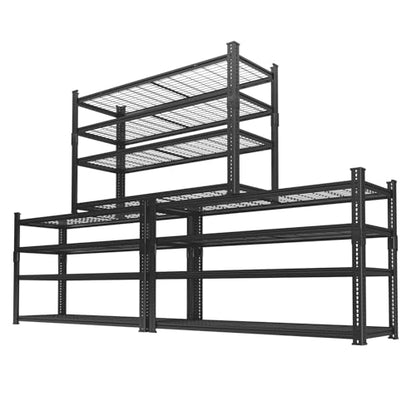 Storage Shelves Heavy Duty 3 PCS (4 Tier 48"W x 18"D x 60"H)