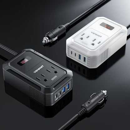 200W Car Power Inverter (Black)