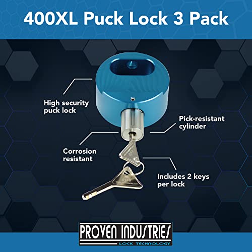 400XL Puck Lock Set (Blue)