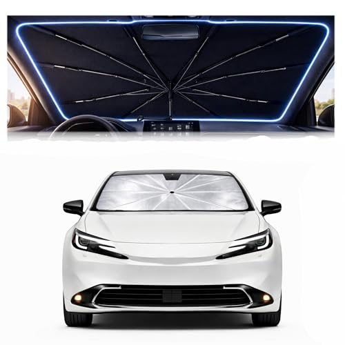 Car Windshield Sun Shade Umbrella for Toyota Prius XW60 2023 (For Toyota Prius XW60 2023-2026)
