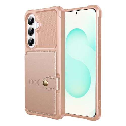 for Samsung Galaxy S26 Card Holder Case (Pink / Galaxy S26)