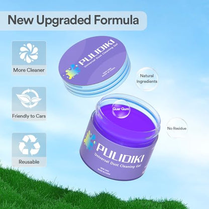 Car Cleaning Gel Clean Putty Car Interior Cleaner Detailing Kit (Purple)