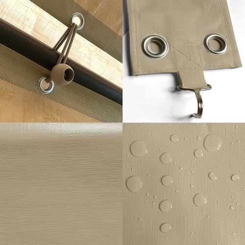 12 x 20 FT Carport Replacement Cover (12'x20' / Beige)