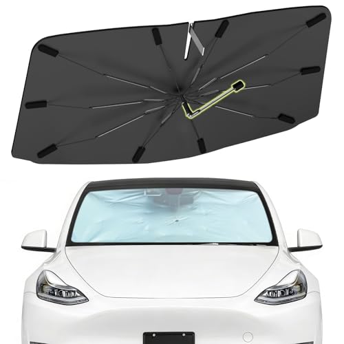 Windshield Sun Shade Custom for Tesla Model Y 2020 (Fit for Tesla Model Y 2020-2025)