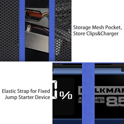 Hard Case for HULKMAN Alpha85 Jump Starter (Black+Blue / for Alpha85/85S/Pro)