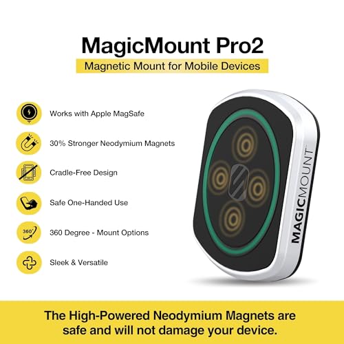 MP2WD XTSP MagicMount Pro2 Magnetic Car Phone Holder (1 Pack)