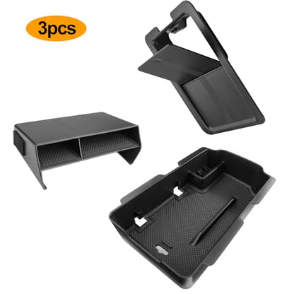3PCS Car Interior Organizers for Honda Civic 2022 (Center, Armrest, Hidden Box)