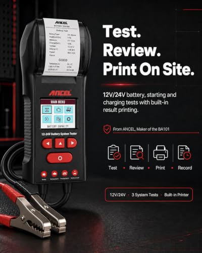 BST600 Automotive Battery Tester & Analyzer with Printer (BST600)