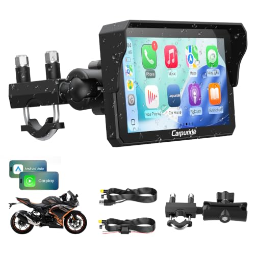W602 6.25" Motorcycle CarPlay Android Auto Screen GPS Navigation