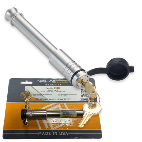2.5" Receiver Hitch Lock (Fits: 2" And 2.5" Receiver Class III, IV, & V / 1PK (1) Receiver Lock)