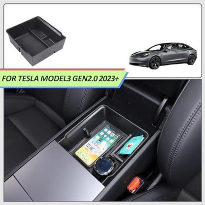Center Console Organizer for Tesla Model 3 2024 (Armcase Pallet_ABS)