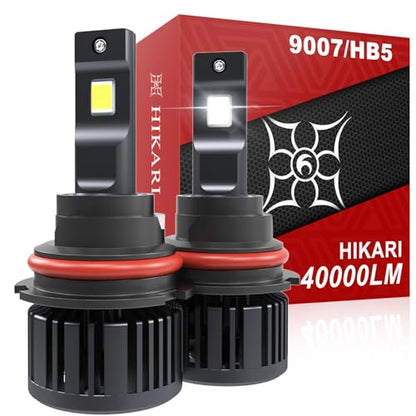 2026 40000LM 9007 HB5 Dual Beam LED Bulbs (9007/HB5)