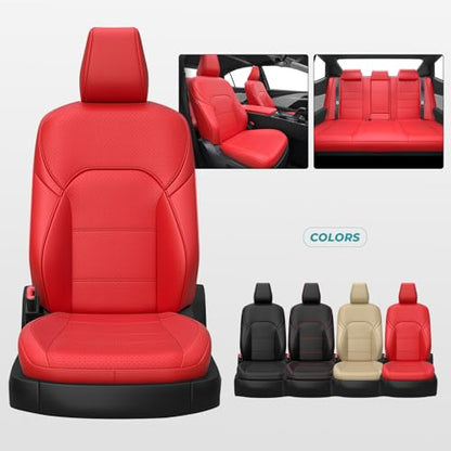 Custom Seat Covers for Camry 2025 2026 Hybrid (Red / 2025-2026 Camry LE SE)