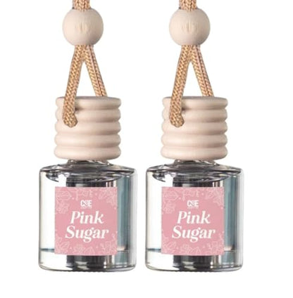 CANDECraftCo 2 Pack Hanging Car Air Freshener Diffuser for Essential Oils