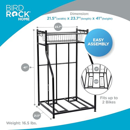 Bike Rack Garage Storage Floor Stand (2 Bike Rack)