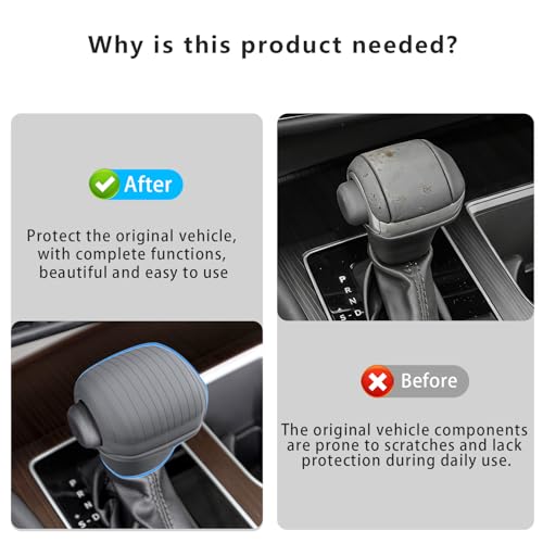 Silicone Center Console Gear Shift Head for Toyota Sienna 2021 (Gear Shift Knob Cover)