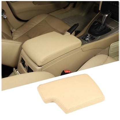 Car Armrest Box Cover for BMW 3 Series E90 E91 E92 E93 2006 (Beige)