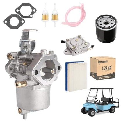 Golf Cart Carburetor Fuel Pump Tune Up Kit for Club Car DS Precedent Carryall FE290 Gas Engine 1992