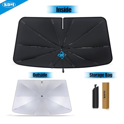 Umbrella Style Windshield Sun Shade Fit for 2016 (for 2016-2023 Toyota Tacoma-Umbrella)