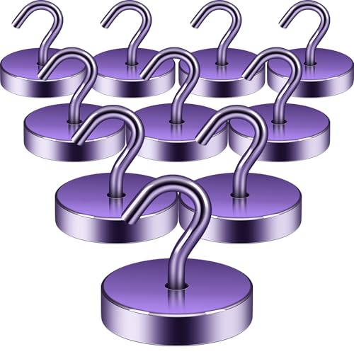 Magnetic Hooks Steel Tube Design for Cruise (Purple / 100lb Magnetic Hooks)