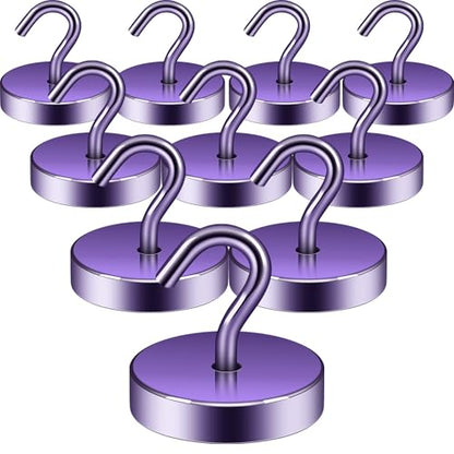 Magnetic Hooks Steel Tube Design for Cruise (Purple / 100lb Magnetic Hooks)
