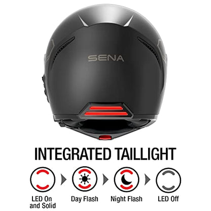 Impulse DOT Flip Up Modular Bluetooth Helmet w (Gloss White / Medium)