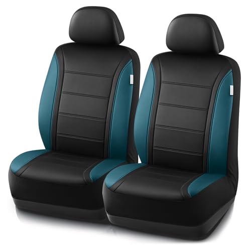 Leather Seat Covers (Blue Front)
