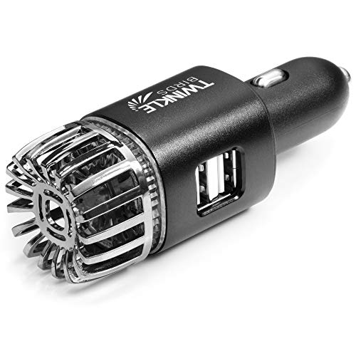 Car Air Purifier Ionizer (Matte Black)
