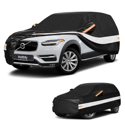 10 Layers SUV Car Cover Custom Fit for Volvo XC90 (Black Gray / Custom Fit for Volvo XC90)