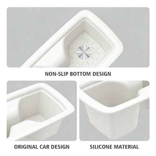Rear Row Seat Cup Holder Insert for Toyota RAV4 2026 Car Drink Holders (for Toyota RAV4 Rear Row Seat White)