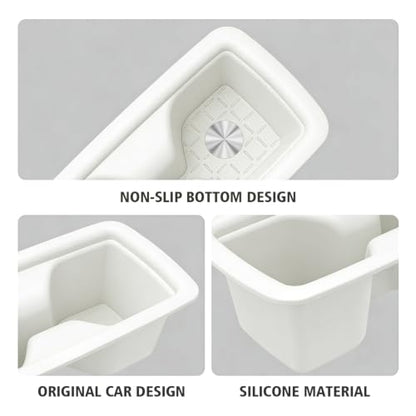 Rear Row Seat Cup Holder Insert for Toyota RAV4 2026 Car Drink Holders (for Toyota RAV4 Rear Row Seat White)