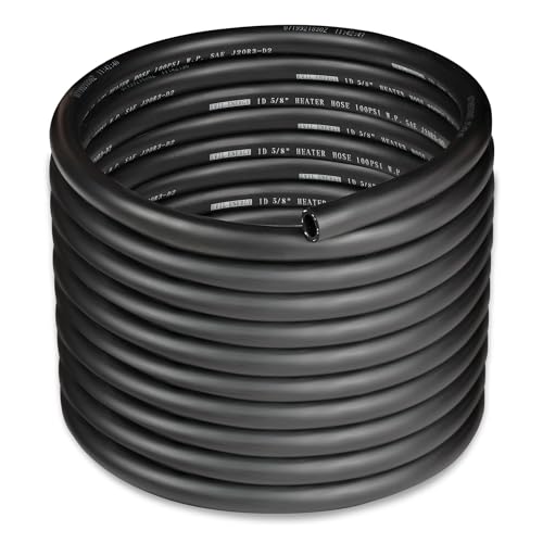 5 8" Heater Hose 25FT Coolant Radiator SAE 20R3 100PSI (5/8 25FT)
