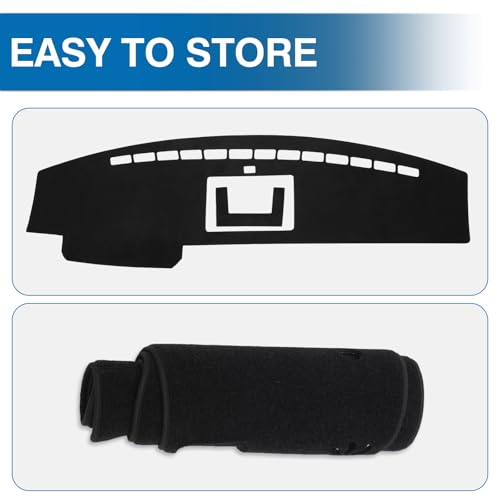 Black Dash Cover Compatible with 2009 (F150 09-14(black))